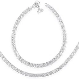Lila Traditional Trendy Jewellery All Occassions Anklets Payal Pair for Women/Girls Alloy Anklet - Bzr_Payal-115-STD (1-Pair)-picture-22