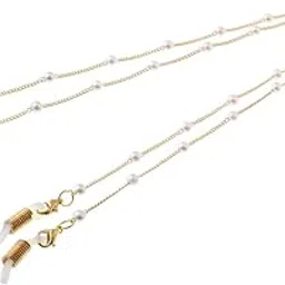 magideal Simple Metal Pearl Eyeglass Neck Cord Strap Rope Chain for Men and Women (70 cm)-picture-27