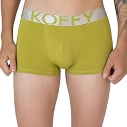 koffy Men’s Malleable Cotton Lycra Mini Trunk with Minus Cutting Pouch and Moisture Wicking Properties-picture-57