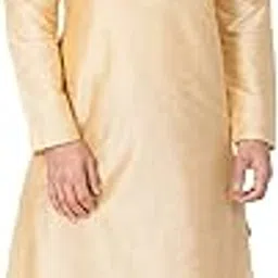 royal kurta Men's Cotton Silk Straight Kurta Salwar Suit Set (44, Multi-6)-picture-58