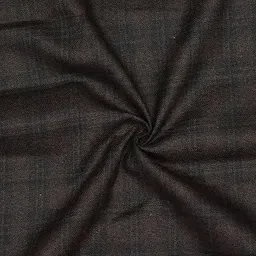 Qashida Tweed Wool Blazer Fabric for Men | Premium Checked Woollen Suiting Material | 2 Meter Cut for Blazers, Kotis & Waistcoats | 58 Inch Width | Brown, Blue Checks-picture-37