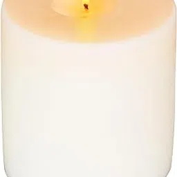 Pure Source India Scented Pillar Candle (3X3 INCH) Decorative Candle for Living Room, Diwali Decor, Gifting, Spa & Meditation (Vanilla)-picture-14