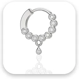 vama FASHIONS Traditional AD Daimond Stone Maharashtrian Nath Nose Pin Piercing Marathi Nose Ring For Women and Girls-picture-38