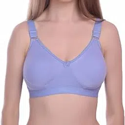 elina Women's Cotton Non Padded Wire Free Full Coverage Bra-picture-10