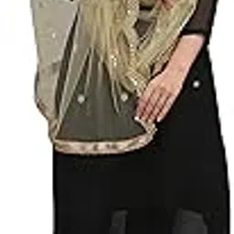 devangi Women's Embellished Net Dupatta/Chunni Width 1 Meter, Length 2.4 Meter-picture-33