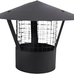 ARTISOUL® Chimney Rain Cap Outside Round Chimney Flue Cowl Pipe House Exhaust Roof Cap Fit for 125Mm Pipe | Home & Garden | Home Improvement | Heating Cooling & Air-image-22