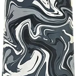 Large Gaming Mouse Pad for Laptop/Computer, Marble Design, 30 x 60 cm, Black and White-picture-17