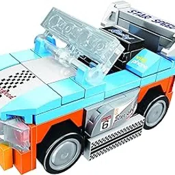 ThinkerPlace 8-in-1 Speed Racing Cars Star Speed (99 Pieces) | Learn About Electric Vehicles | Building Block Set for Kids Age 6+ | STEM Educational Toy | Build, Collect & Create Big-Size Racing Car-picture-28