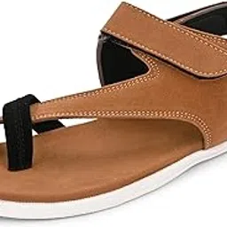 centrino Sandal for Men | Grip Insole for Stability | Modern Look with Straps | Comfortable Footwear (9255)-picture-21