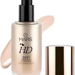 HD 2IN1 Super Stay Foundation Light Weight Waterproof F07 60ml (Shade 101-Ivory)(Pack of 1)-picture-30