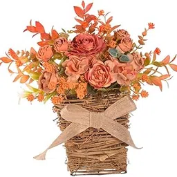 Door Hanger Basket Wreath Home Decor Flower Basket for Wall Window Farmhouse Style B|Home & Garden|Holiday & Seasonal D?©cor|Christmas & Winter|Wreaths, Garlands & Plants-picture-64