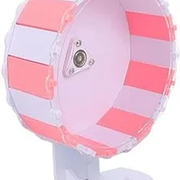 Running Disc 18Cm Spinner Hamster Exercise Wheel Silent for Cage Accessories Pink | 1 X Hamster Wheel 1 X Holder-picture-30