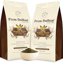 Prem Dulhan Natural Ready to Use, Organic Hair Color 21 Vital herbs Formula, 250gm Pack of 2-image-94