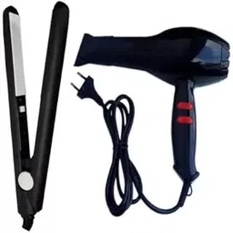 APNA STORE Hair Dryer And Hair Straightener 1500 Watt Professional Hair Styling Hair Straightener For Womens And Girls (Black)-image-27