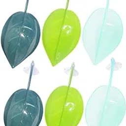 BESPORTBLE 6Pcs Artificial Hanging Leaves for Lizard Gecko Snake Decoration Easy Install Habitat Accessories Suction for Climbing and Hiding-picture-20