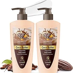 BIOFRESH HERBALS Coco-Butter Body Lotion for Dry Skin Deep Conditioning Moisturizer Body Gel Cream Lightweight Moisturizer Combo Set (300ml, Pack of 2)-image-92