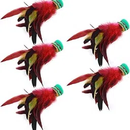 Ubervia to Kick Foot Kick Shuttlecock, 5pcs Colorful Feather Shuttlecock Feather Foot Kick Shuttlecock, for Shuttlecock Lovers Beginner-picture-51