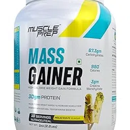 MusclePrep Mass Gainer 1KG – Malai-Kulfi Flavor | High-Calorie Weight Gainer for Muscle Growth | 25g Protein, 60g Carbs per Serving | Ideal for Hard Gainers | Gluten-Free & Delicious-picture-17