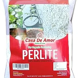 Casa De Amor Perlite for Hydroponics & Horticulture Terrace Gardening Soil Essential Conditioner Healthy Root Growth Retains Moisture Allows Aeration (1 KG)-image-10