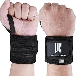 Wrist Wraps for Weightlifting with Thumb Loops 18” Wrist Straps for Weightlifting, Body Building and Strength Training for Men & Women-picture-13