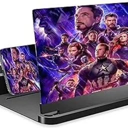 Phone Amplifier For Movies, Videos And Gaming, 3D Portable Phone Screen Enlarger,Phone Screen Magnifier Built-in Speakers Suitable For Used In Homes And Offices (Color : Black-B, Size : 26inch)-picture-38