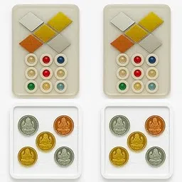 Navrathna & Panchadhatu Pooja Combo (Set of 2) – Navaratna Vastu Kit + 10 Panchaloha Lakshmi Coins (4 Gold, 4 Silver, 2 Copper) for Homam, Bhoomi & Vasakal Pooja-image-47