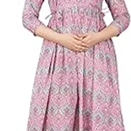 tulsiram cottons Women's Pure Cotton Maternity Gown/Maternity Wear/Feeding Gown A-line Maternity Feeding Dress/Maternity Dress for Women/Maternity Feeding Kurtis for Women-picture-51
