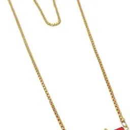 Women gold plated Stylish Mangalsutra chain (*HAR-ONLY VATI BOX CHAIN30-_100353)-picture-21