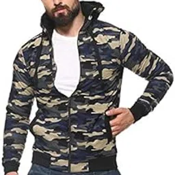 campus sutra Men's Polycotton V-Neck Jacket Sweater-picture-12