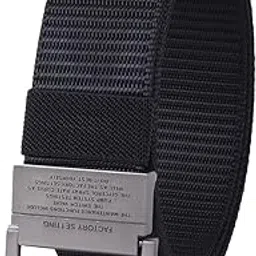 zacharias Men's Formal Casual Nylon Canvas Belt (Pack of 1)-picture-16
