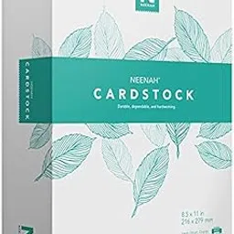 Neenah Cardstock - Heavyweight, 110 lb/199 gsm Index, 94 Brightness, 8 ½ x 11, 300 Ct. - MORE SHEETS! (91635)-picture-23