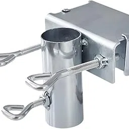 Patio Umbrella Stand Clip Deck Umbrella Clamp Sturdy Anti Wind Quick Release image 1