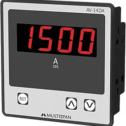 Multispan AV-14DA, Single Phase DC Ampere Meter (Panel Meter) 96x96mm-image-73
