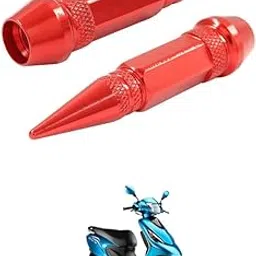LOVMOTO Universal 2PC Spiked Aluminum Stem Valve Caps Dustproof Tire Wheel Stem Caps for Cars,SUVs,Trucks Bicycles and Motorcycles Comfortable with Ze-st-picture-10