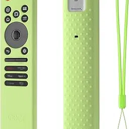 Oboe Silicone Tv Remote Cover Compatible with LG Smart TV Remote LG MR25GA Full Wrap Protective Case with Lanyard (E-Glow in Dark Green) [Remote NOT Included]-picture-41