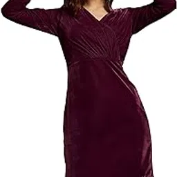Womens Ravishing Velvet Slim Fit Party Dress for Women|Valentine Dress for Women|midi Dress for Women|Short Dresses for Women|Dresses for Women|Bodycon Dresses for Women|Bodycon Dresses-image-40