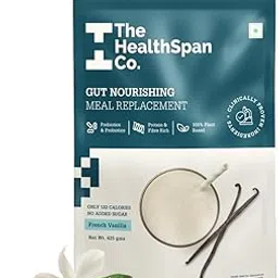 The Healthspan Co. | High Protein Slim Shake for Managing Weight | With Fiber & Probiotic | Gluten & Lactose Free | For Men & Women | No Added Sugar | 12 servings | 425gm | French Vanilla-picture-14