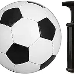 TASCO SKIPPING ROPE Tasco Sports Neo Rubber Moulded Football Suitable For Hard Ground Without Grass | Training Ball | Soccer Ball | For Men/Women (Black And White) Free Pump, Standard-image-65