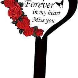 Jazzy Pearls®Garden Stake Ornament Sturdy Decorative Versatile for Backyard Outdoor Porch 13.7cmx20cm|Home & Garden | Home Décor| Plaques & Signs-image-66