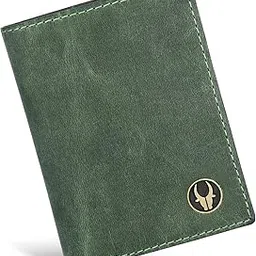 wildhorn RFID Protected Genuine Leather Wallet for Men I 4 Card Slots I 2 Slip Pockets I 1 Currency Compartment (Green Hunter)-picture-20
