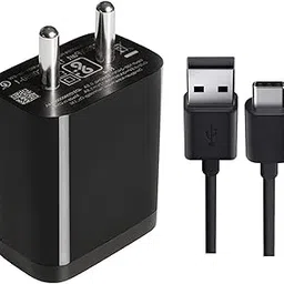 Upto 20W Charger for Moto G60 / G 60 Charger Original Adapter Like Android Mobile Fast USB Wall Charger with 1 Meter USB Type C Charging Data Cable (3 Amp, TMI15, Black)-picture-52