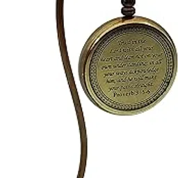 AYZCORP Compass with Display Stand-Unique|Uplifting|Engraved Compass |Brass Antique Compass w/Antique Display Stand Custom Gift,Business & Office Gift,Birthday,Fathers Day-picture-47