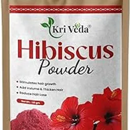 Kri Veda Hibiscus Powder for Hair Growth – 100% Natural & Pure Hibiscus Flower Powder for Thick, Voluminous & Healthy Hair – Herbal Hair Care for Reducing Hair Fall & Strengthening Roots – 50g-picture-18