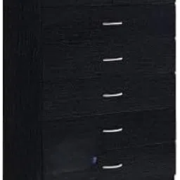 Engineered Wood Chest of Drawers for Home | Multipurpose Filing Cabinet for Home & Office | Modern Wooden Organizer | Approx. 30kg | (Black, ‎45D x 60W x 90H cm)-picture-35