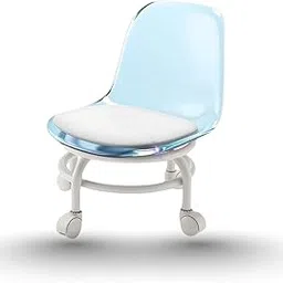 Drumstone (𝐒𝐩𝐞𝐜𝐢𝐚𝐥 𝟏𝟓 𝐘𝐞𝐚𝐫𝐬 𝐖𝐚𝐫𝐫𝐚𝐧𝐭𝐲 360° Rotating Kids Chair with Wheels, Ergonomic PU Leather Seat, Compact & Comfortable Mini Stool for Study, Play, Drawing – Easy to Clean,-picture-14