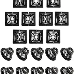 SAZ DEKOR® 20pc Plastic Pond Plant Basket Aquarium Aquatic Water Plant Grass Cultivate-picture-12