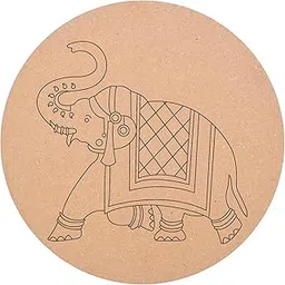 Mandala Art Precut Round MDF Base – 11.5x11.5 Inch Laser Cut Craft Board for Wall Decor, Painting, Resin & Mandala Art (Premium Quality) (Mandala 8)-picture-11