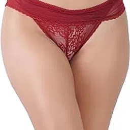 hawkesburry Women's Medium Coverage Soft Touch Microfiber Nylon Elastane Stretch Mid Waist Lace Styled Bikini.-picture-29