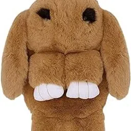 Classy Bag Bunny Rabbit Soft Sling Bag, Cute Plush Rabbit Bag With Chain, Traveling Bag, Soft Hand Bag For Girls-picture-46