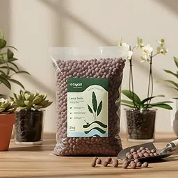 Kyari LECA Balls for Plants 1.8 kgs/ 6 Liter- Clay Balls for Plants, Hydroponics and Soilless Gardening-Improves Plant Growth, Aeration, and Drainage (Size: 8-15 mm)-picture-31